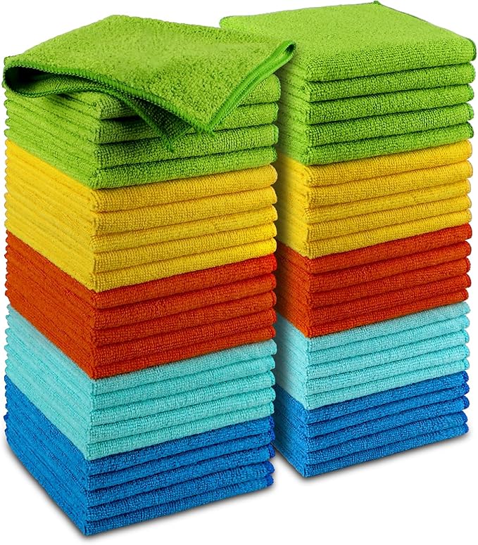 Microfiber Cleaning Cloth, 50PK